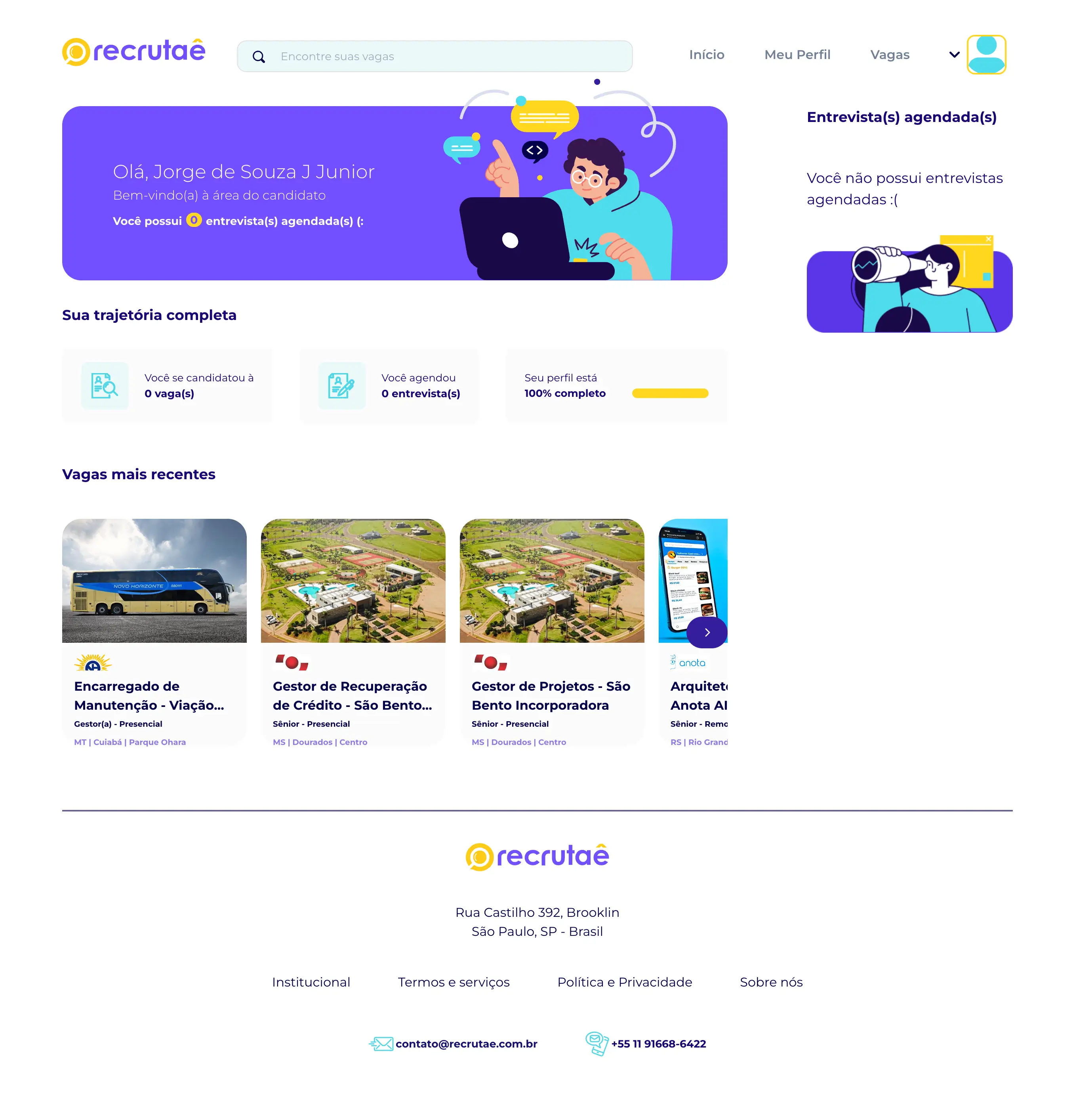 Imagem do projeto Recrutaê
